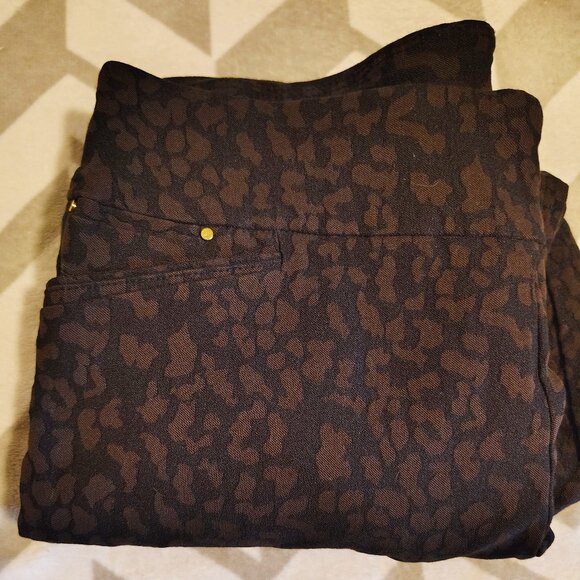 Attyre Leopard Print Pants - Picture 1 of 8